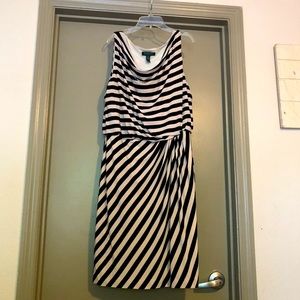 Ralph Lauren Black and White Striped dress